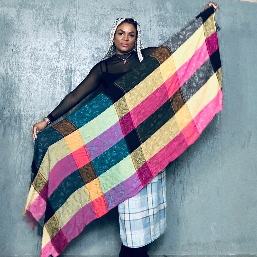 Colorful Vintage Scarf